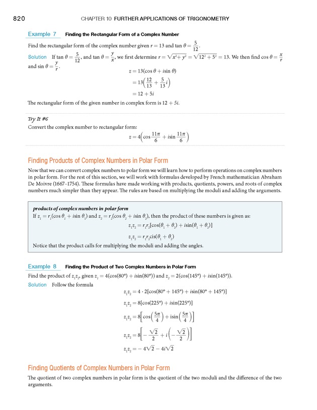 Algebra and Trigonometry - Front Matter 838